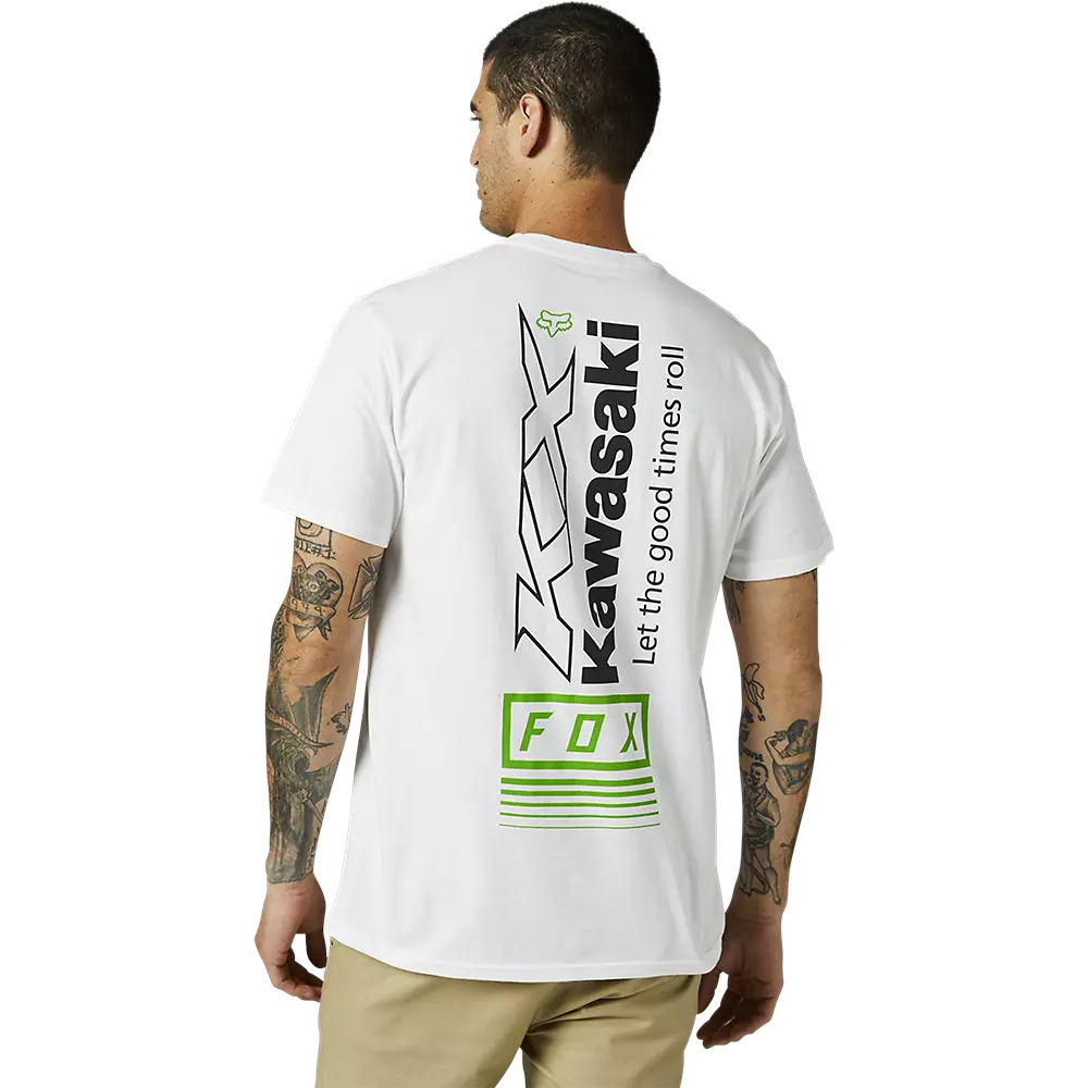 FOXRACING T-Shirt Premium Kawasaki 4 FOXRACING T-Shirt Premium Kawasaki – Image 2