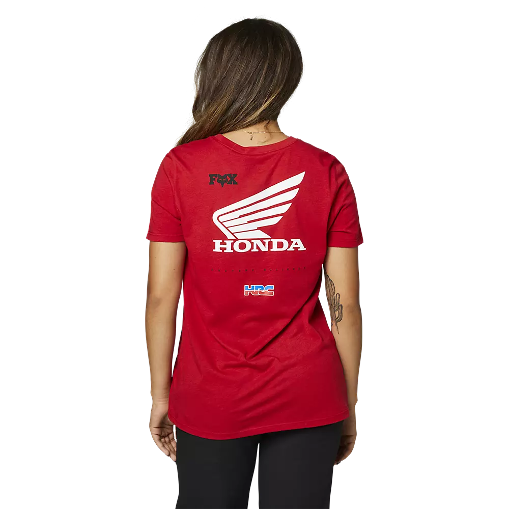 FOXRACING T-Shirt Honda Wing - Femme 4 FOXRACING T-Shirt Honda Wing - Femme – Image 2