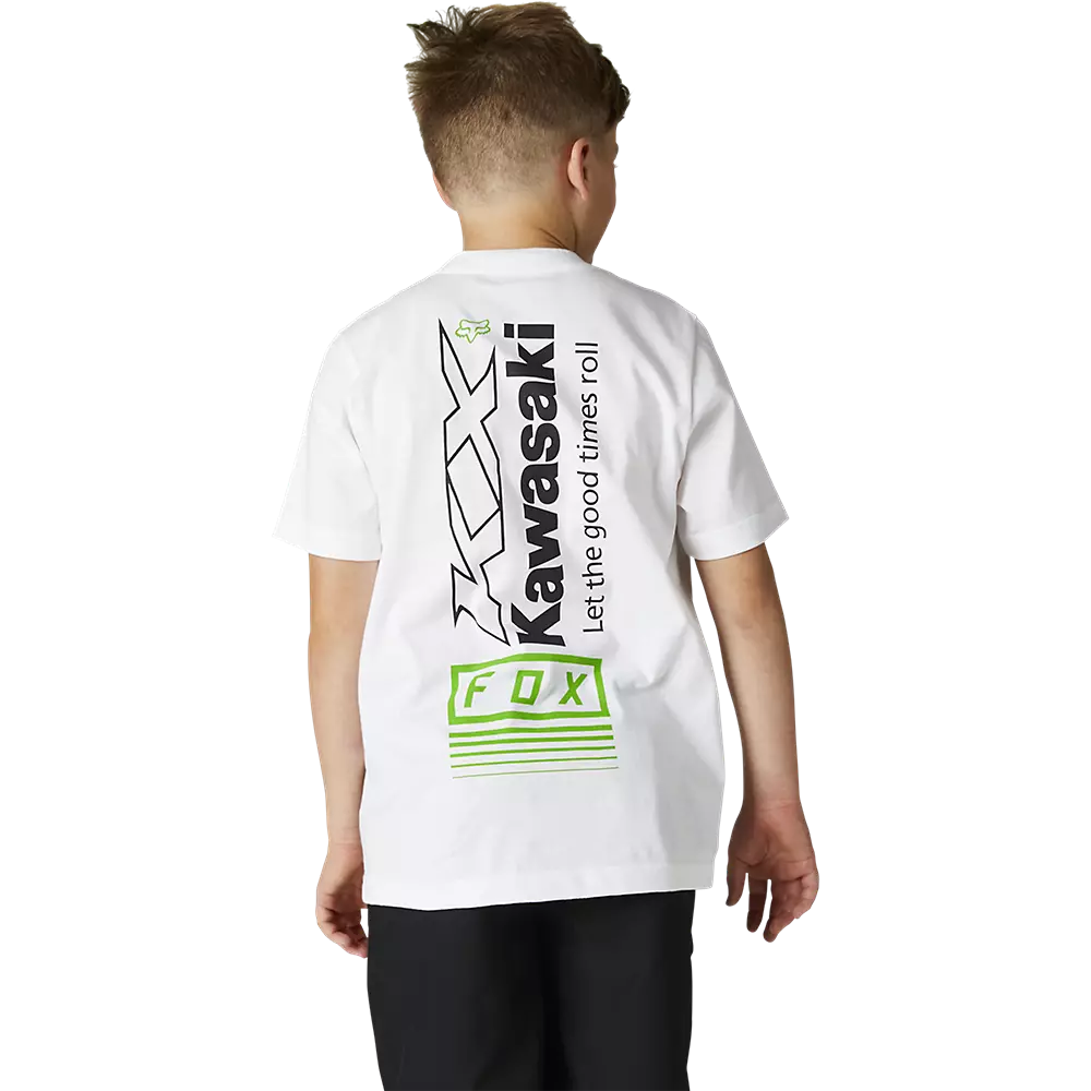 FOXRACING T-Shirt Pour Enfant Kawasaki 4 FOXRACING T-Shirt Pour Enfant Kawasaki – Image 2