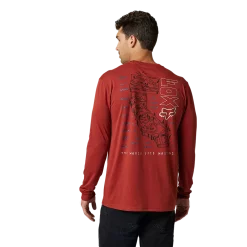 FOXRACING T-Shirt Drirelease® À Manches Longues Big Influence -Vtt Soldes Magasin 29812369 3