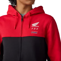 FOXRACING Sweat à Capuche Zippé Fox X Honda 15 FOXRACING Sweat à Capuche Zippé Fox X Honda -Vtt Soldes Magasin 30578122 6