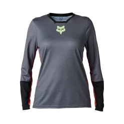 FOXRACING Maillot à Manches Longues Defend Race — Femme